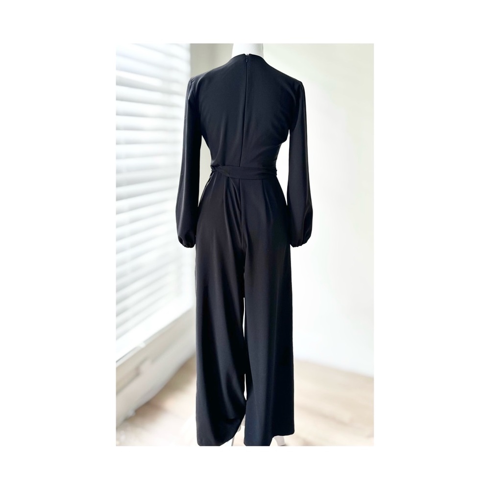 Anthropologie Elegant Black Jumpsuit - Picture 5 of 6